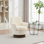 Sillón giratorio de poliéster con base de acero inoxidable