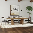 Classic Home Arleth 94  Reclaimed Oak Transitional Dining Table in Natural