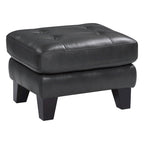 Puf gris y burdeos, asiento individual, 67.3 cm An. x 53.3 cm Pr. x 48.3 cm Al.