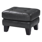 Puf gris y burdeos, asiento individual, 67.3 cm An. x 53.3 cm Pr. x 48.3 cm Al.