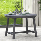 Mesa de comedor redonda extensible, acabado lavado gris/madera natural, estilo rústico moderno, capacidad para 4 personas